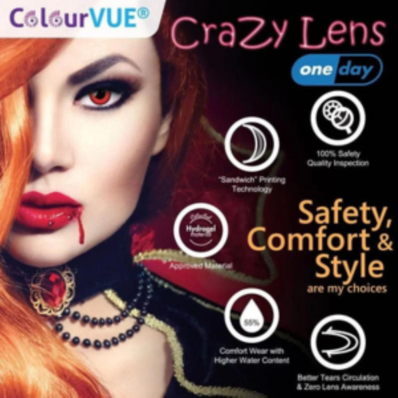 Crazy Eye Contacts - One Day Lenses